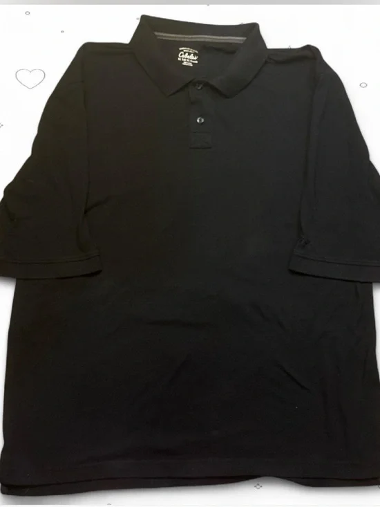 Cabela's Legendary Quality Polo Shirt - Black XL Tall