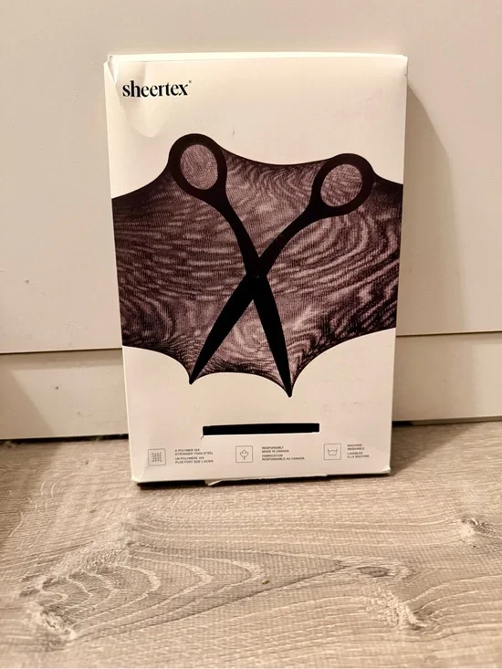 Sheertex Control Top Super Sheer Rip Resistant Tights - Black/Noir