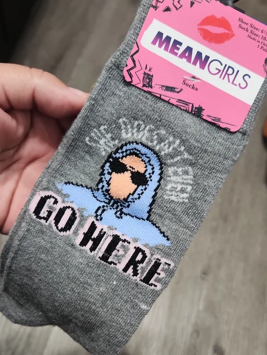 Mean Girls  Graphic Socks