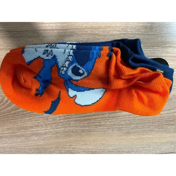 Disney Lilo & Stitch Halloween 9 Pairs No Show Socks Size 4-10 NEW Assorted