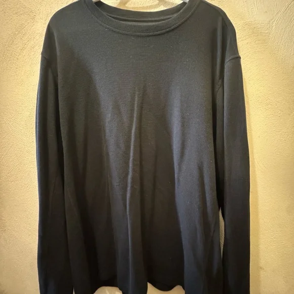 Magellan Outdoors Mens 2XL‎ Moisture-Wicking Long Sleeve Shirt Navy Classic Fit
