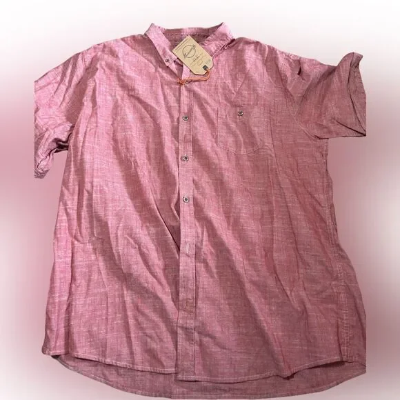 Men’s Weatherproof Vintage Causal Short Sleeve Button Down Shirt NWT