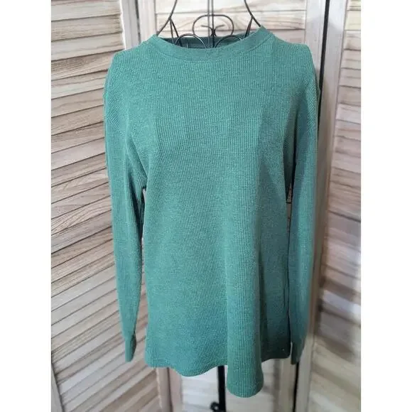 Architect Jean‎ Company Men's Long Sleeve T-shirt size M,  Green
