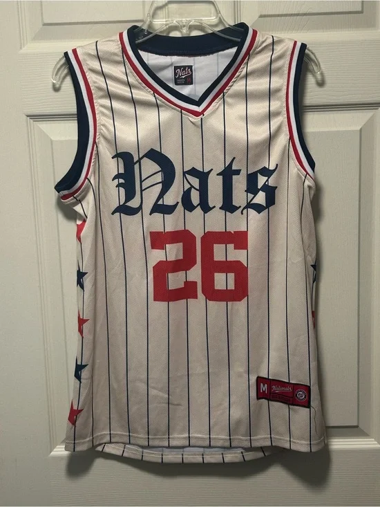 2026 Washington Nationals Basketball Jersey SGA Giveaway 6/23/26 Adult Medium