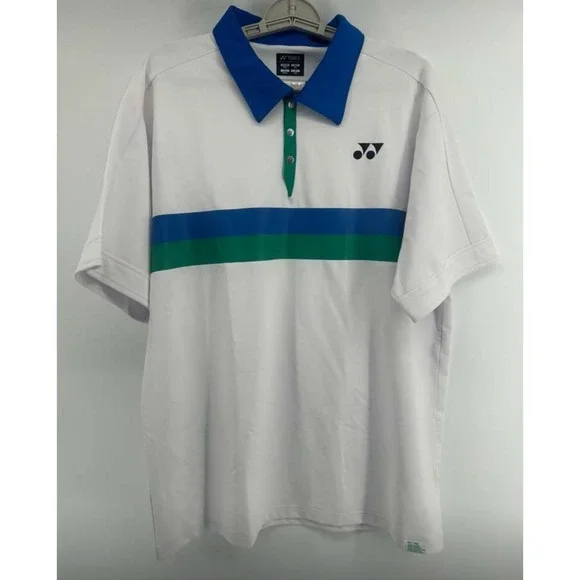 Yonex Tennis Polo Shirt‎ White 75th Anniversary Size XXL Limited Edition Rare