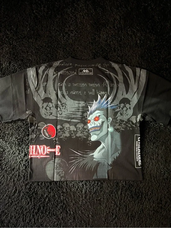 Death Note Ryuk Graphic Short Sleeve Tee - Black