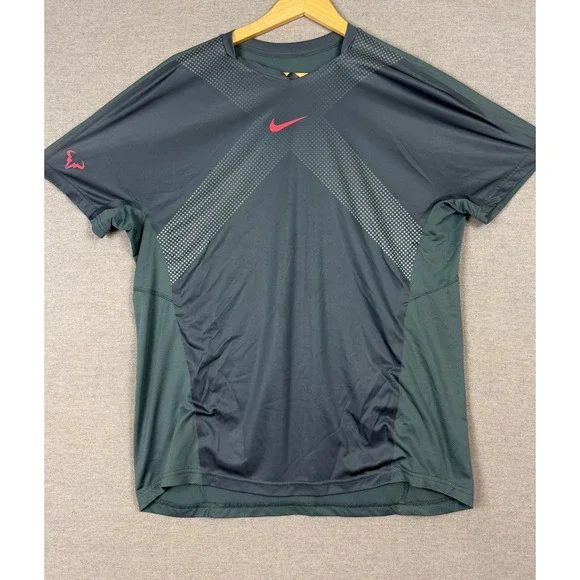 Nike Rafa Nadal 2013 US Open Premier Tennis Shirt Size L 546473-469