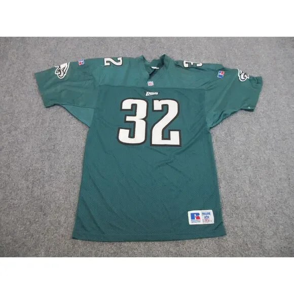 VINTAGE Ricky Watters Philadelphia Eagles‎ Jersey 48 Green NFL Football Russell