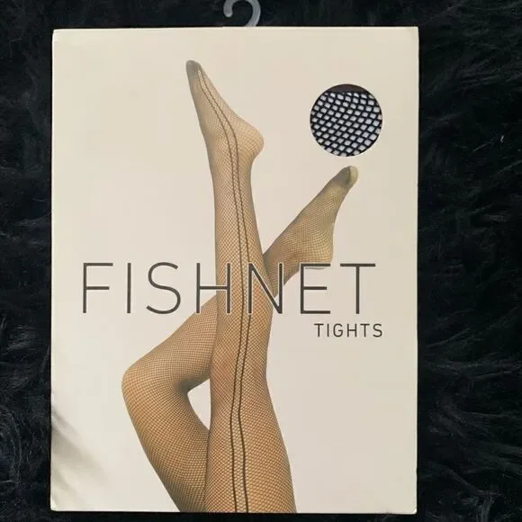 Forever 21 Black Fishnet Stockings Size Medium/Large