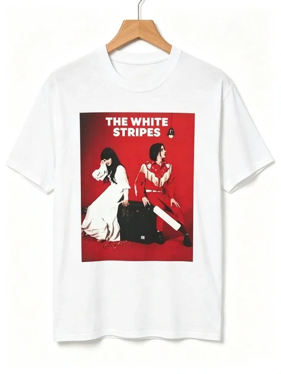 The White Stripes Music Tour Graphics Womens Mens T-shirt Unisex Gift For Fans