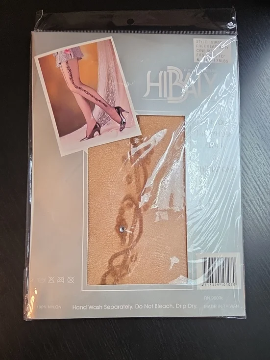 HiBay Sheer Embellished Nude Tights, Bundle And Save