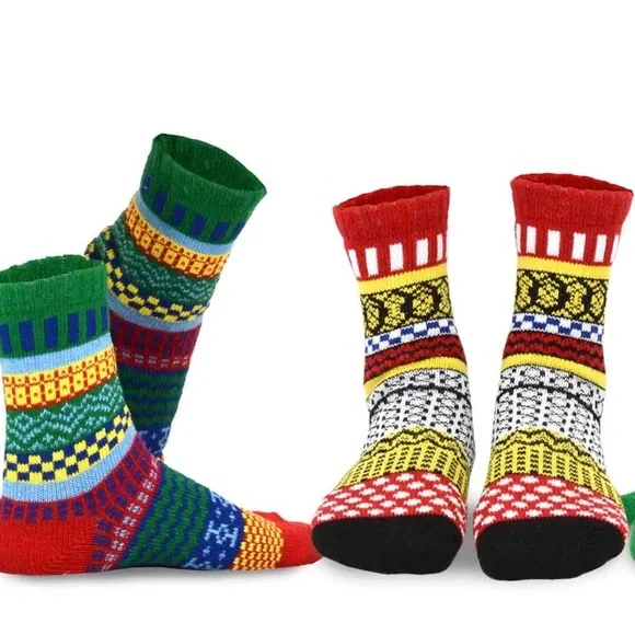 Colorful Patterned Winter Socks -3 Pack NWOT