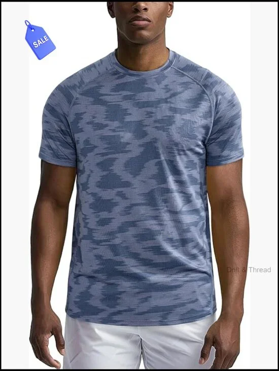 Quick Dry Athletic Running Gym T-Shirt Moisture Wicking