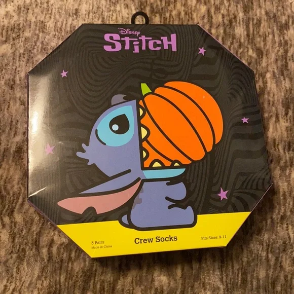 Disney Lilo and Stitch Halloween Crew‎ Socks 3 Pack Disneybound