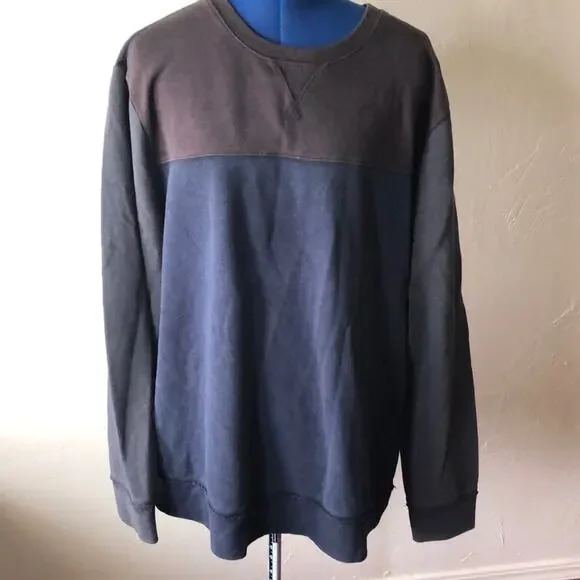 Banana Republic Men’s Color-block Crew Neck Sweatshirt Size XXL
