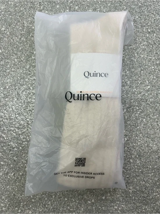 NWT Quince Ivory Mongolian Cashmere Slouch Socks Women 9.5-13/Men 8.5-12