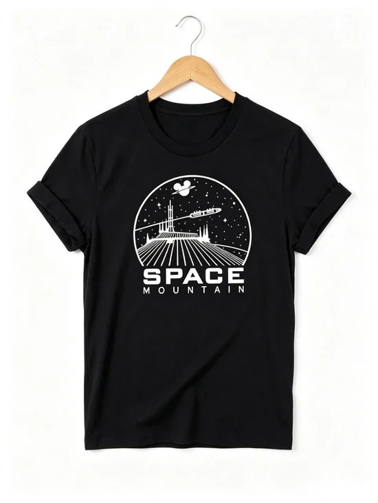 Space Mountain Shirt, Disney World Disneyland Space Mountain Unisex T-shirt