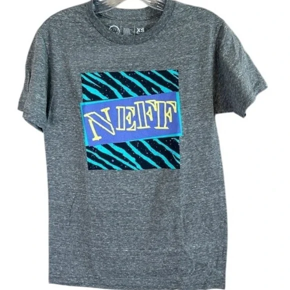 Neff Headwear Men's Heather Gray 100% Cotton T-shirt‎  XS NWOT