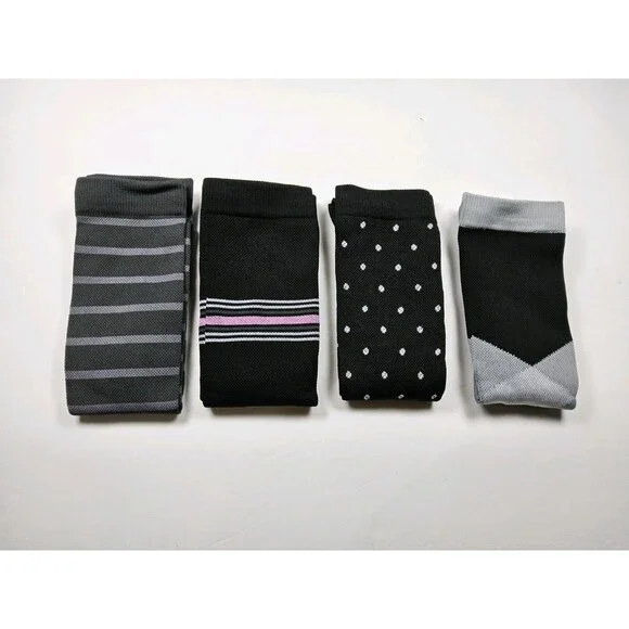 Unbranded Compression Lot Of 4 Pairs Socks Size S/M