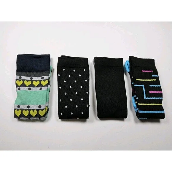 Unbranded Compression Lot Of 4 Pairs Socks Size S/M