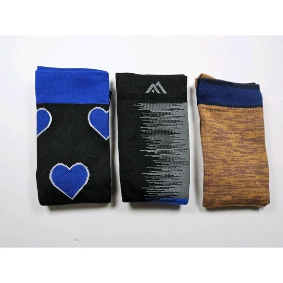 Unbranded Compression Lot Of 3 Pairs Socks Size L/XL