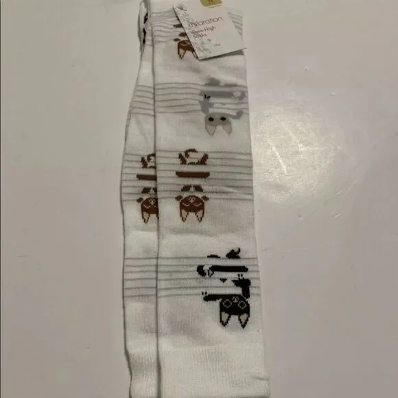 Xhilaration Knee High Cat Socks Size 4-10NWT NEW
