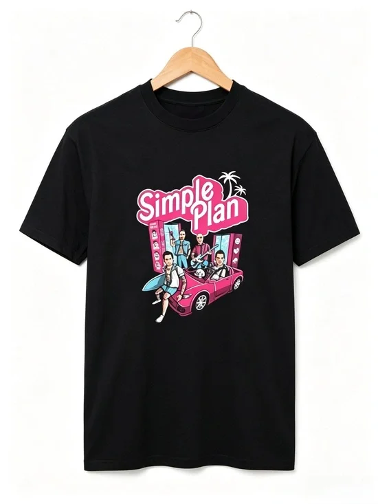 Simple Plan Barbie Cute Fan Gifts Classic Womens Mens T-shirt Unisex