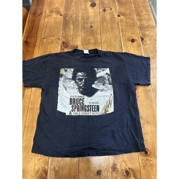 Vintage 2007 Bruce Springsteen & E Street Band Magic Tour Concert T-Shirt Men's
