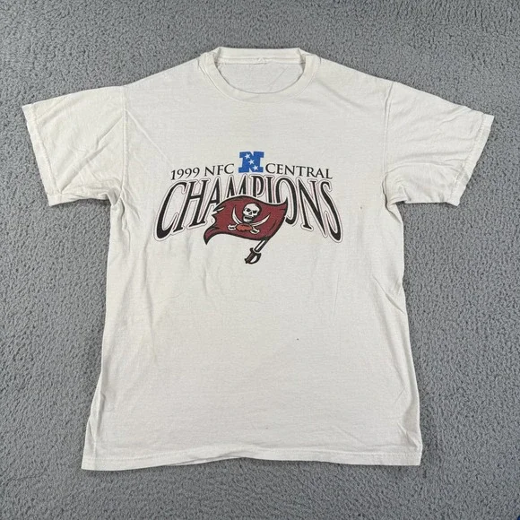 Vintage Tampa Bay‎ Buccaneers Shirt Mens Large NFL Football Champions 1999 90s