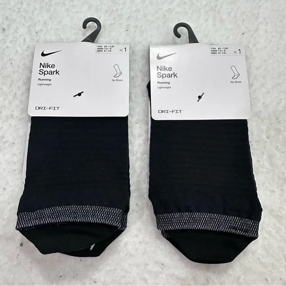 Black Nike Spark Running Socks