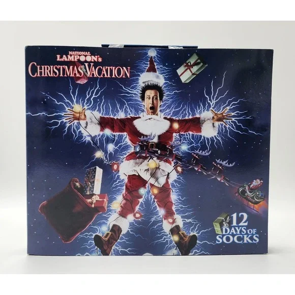 National Lampoons‎ Christmas Vacation 12 Days Of Socks Size 6-12
