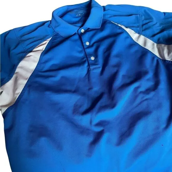 Greg Norman Men's Blue Polo Shirt excellent condition size XL