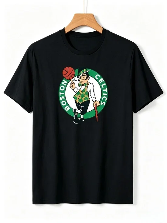 Nba Boston Celtics Graphics Womens Mens T-shirt Unisex