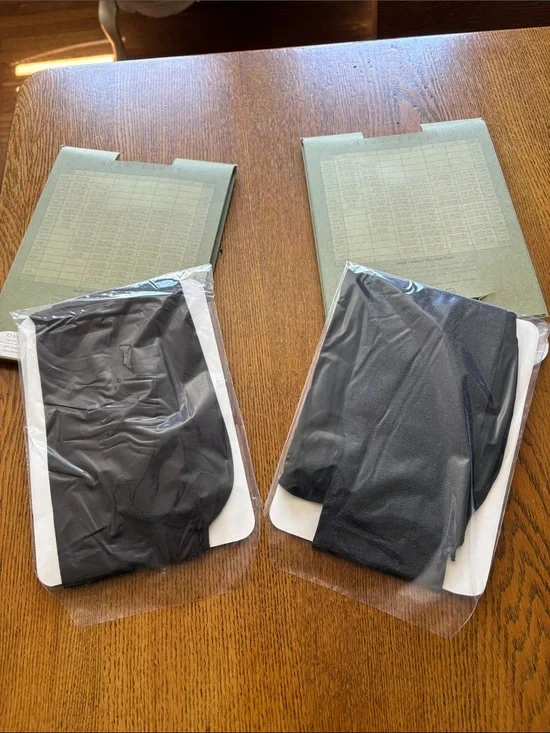 Legacy Sheer Legwear - Grey Heather Pair and Brown Pair