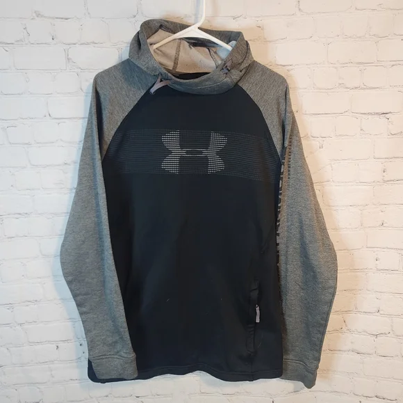 Under Armour Men's Black & Gray Pullover Hoodie