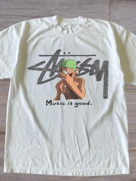 Stussy MusicIsGood T-shirt White