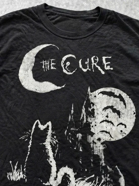 The Cure Black Graphic Band Tee