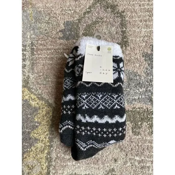 A New Day Festive Snowflake Thick Socks