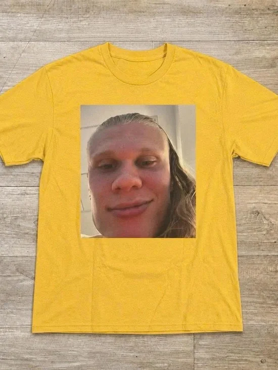 Yellow Graphic Crewneck T-Shirt