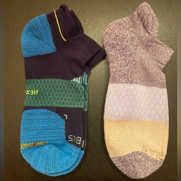Bombas 2 Pair Woman's Socks‎ Size Large NWOT