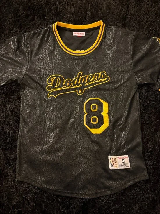 Kobe Bryant Los Angeles Dodgers Mitchell & Ness Jersey - Black