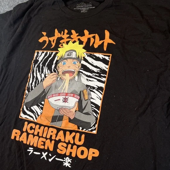 Naruto Shippuden‎ Collection T-Shirt Men Size 3XL Ichiraku Ramen Shop