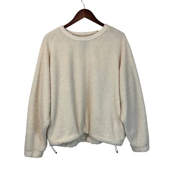 Standard Cloth‎ Urban Outfitters Cream Fleece Crewneck Sweatshirt Size Large