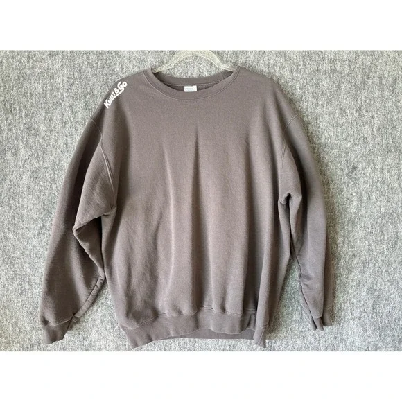 Port‎ & Company Kum & Go Shoulder Graphic Crewneck Sweatshirt Gray XL PC78