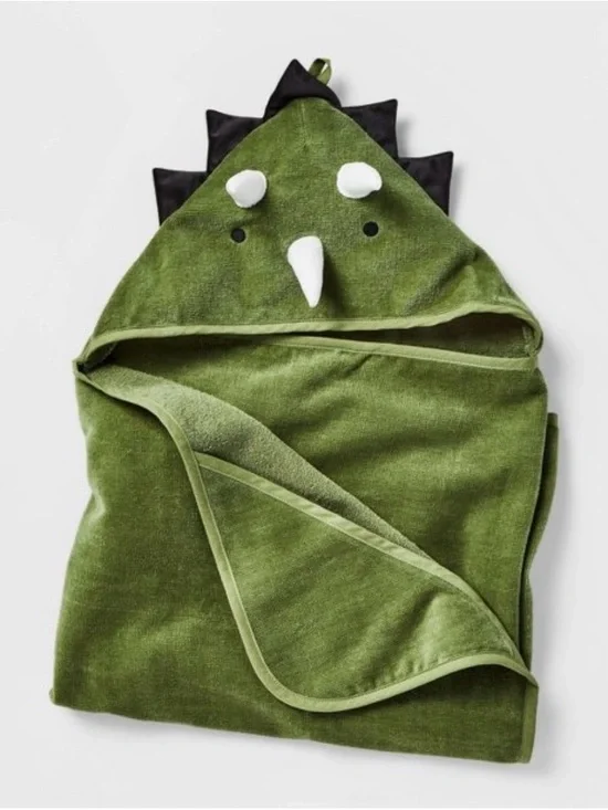 Pillowfort Dinosaur Kids Hooded Towel 25