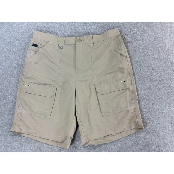 NWT Columbia Cargo Hiking Travel Shorts (Men's 36) Tan - 10