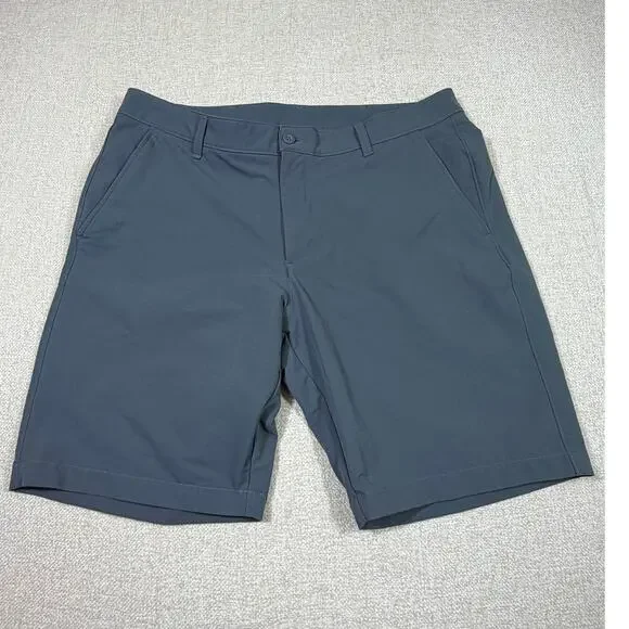 Under Armour Men’s 40 Gray Matchplay Golf Performance Flat Front Shorts Athletic