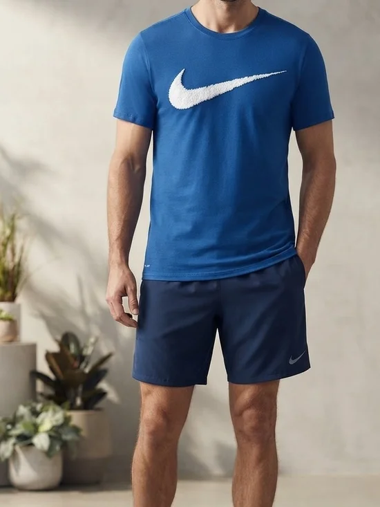 Nike Men's Blue Athletic Shorts