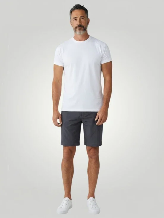 IZOD Golf Mens Straight Fit‎ Shorts Sz 42 Charcoal Gray Stretch Performance New