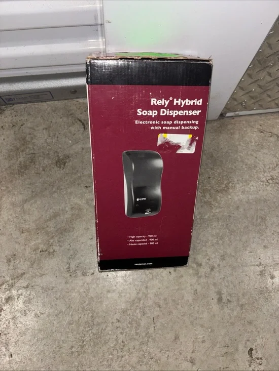 Rely Hybrid Soap Dispenser - Black